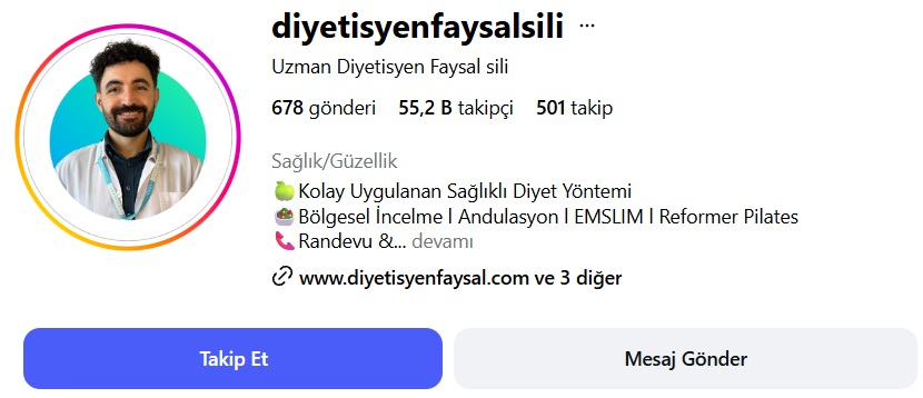 Bakırköy Diyetisyen Instagram